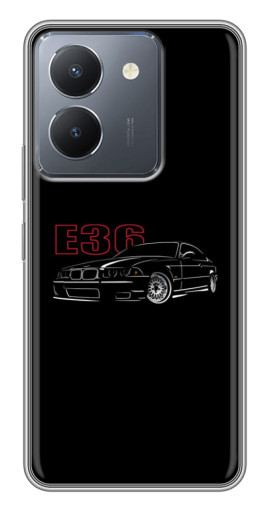Силиконовый чехол с изображением "BMW E36" для VIVO Y36