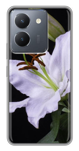 Силиконовый чехол с изображением "Большая лилия" для VIVO Y36