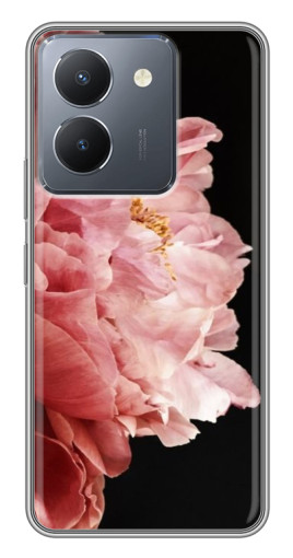 Чехол с печатью "Большой пион " для VIVO Y36