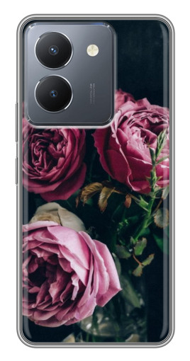 Чехол с картинкой "Букет роз" для VIVO Y36