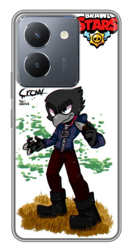 Чехол с картинкой "Crow" для VIVO Y36
