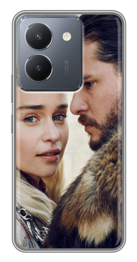 Чехол с печатью "Дейнерис и Сноу" для VIVO Y36