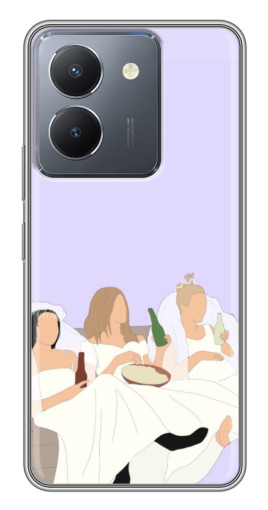 Чехол с принтом "Девушки Друзья" для VIVO Y36