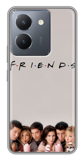 Силиконовый чехол с изображением "Друзья первый сезон" для VIVO Y36