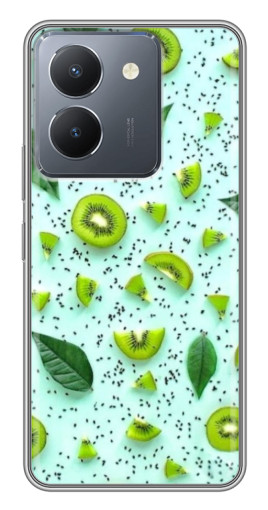 Чехол с печатью "Фон киви" для VIVO Y36