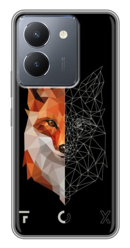 Чехол с принтом "Fox" для VIVO Y36