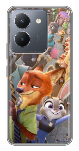 Силиконовый чехол с изображением "Герои Зверополис" для VIVO Y36