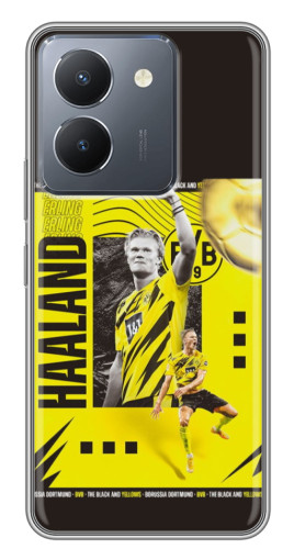 Чехол с печатью "Golden Haaland" для VIVO Y36