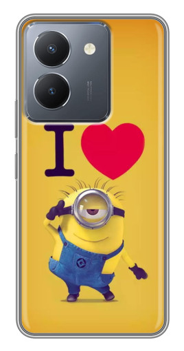 Чехол с печатью "I Love Minion" для VIVO Y36