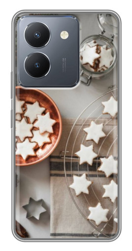 Силиконовый чехол с изображением "Имбирные звездочки" для VIVO Y36