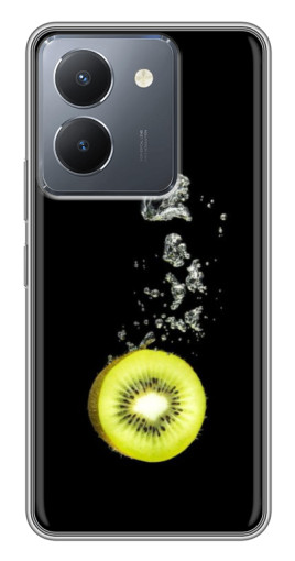 Чехол с печатью "Киви на черном" для VIVO Y36
