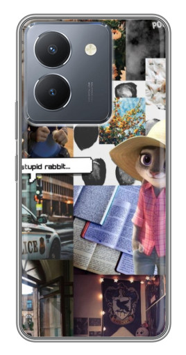 Чехол с печатью "Коллаж Джуди" для VIVO Y36