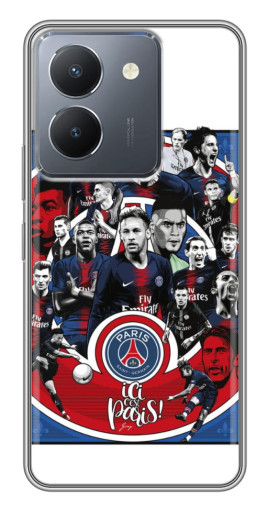 Чехол с печатью "Команда PSG" для VIVO Y36