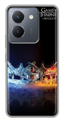 Чехол с принтом "Корона" для VIVO Y36
