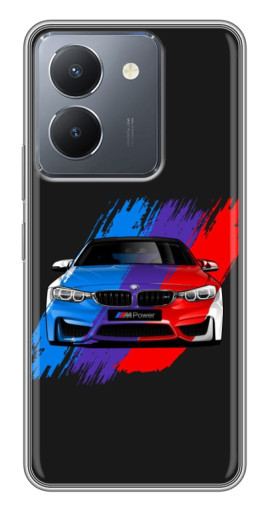 Силиконовый чехол с изображением "Красочный BMW" для VIVO Y36