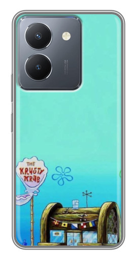 Чехол с принтом "Krusty Krab" для VIVO Y36