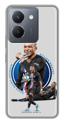 Силиконовый чехол с изображением "Kylian Mbappe" для VIVO Y36