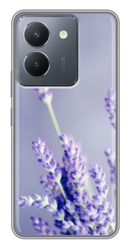 Силиконовый чехол с изображением "Лаванда вблизи" для VIVO Y36
