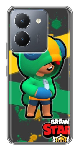 Силиконовый чехол с изображением "Leon Brawl Stars" для VIVO Y36
