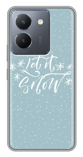 Чехол с картинкой "Let it Snow" для VIVO Y36