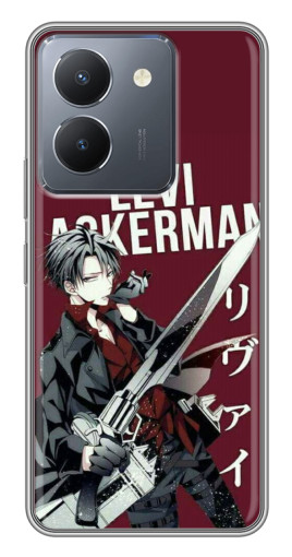 Чехол с принтом "levi Ackerman" для VIVO Y36