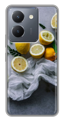 Чехол с принтом "Лимонное настроение" для VIVO Y36