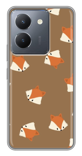 Чехол с принтом "Лисёнки" для VIVO Y36