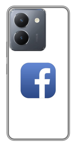 Чехол с картинкой "Лого Фейсбук" для VIVO Y36