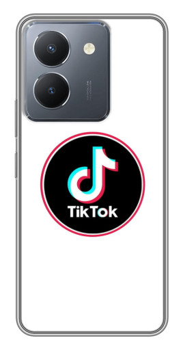 Чехол с печатью "Лого Тик Ток" для VIVO Y36