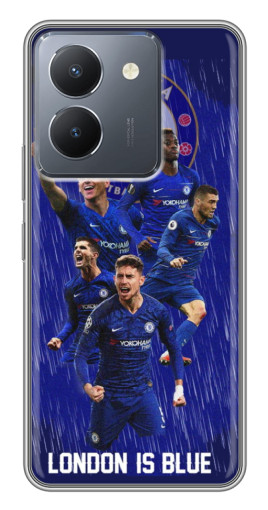 Силиконовый чехол с изображением "London is Blue" для VIVO Y36