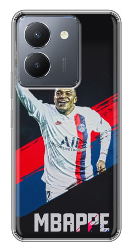 Силиконовый чехол с изображением "Mbappe в ПСЖ" для VIVO Y36