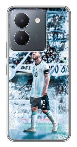 Силиконовый чехол с изображением "Месси в Аргентине" для VIVO Y36