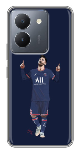 Чехол с принтом "Месси в ПСЖ" для VIVO Y36