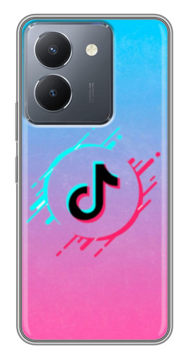 Чехол с картинкой "Нота ТикТок" для VIVO Y36