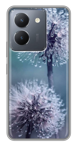 Чехол с принтом "Одуванчик с капельками" для VIVO Y36