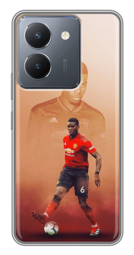 Силиконовый чехол с изображением "Pogba с Манчестера" для VIVO Y36