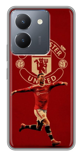 Чехол с картинкой "Ronaldo в МЮ" для VIVO Y36