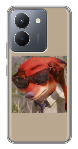 Чехол с печатью "Стильный Ник" для VIVO Y36