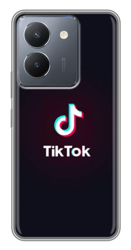 Чехол с картинкой "TikTok темный" для VIVO Y36