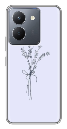 Чехол с печатью "Веточки лаванды" для VIVO Y36