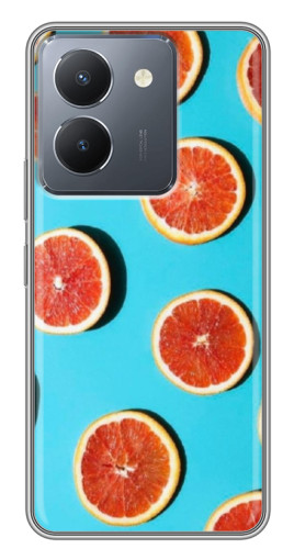 Чехол с принтом "Яркие грейпфруты" для VIVO Y36