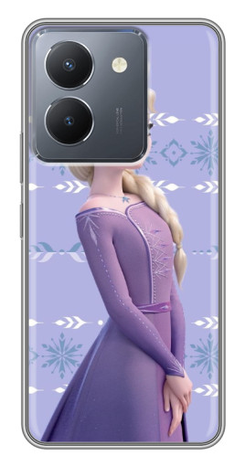 Чехол с печатью "Ельза" для VIVO Y36