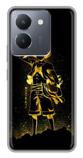 Чехол с печатью "Золотой Де Луффи" для VIVO Y36