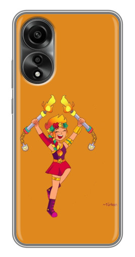 Чехол с принтом "Амбер ликует" для OPPO A78 (4G)