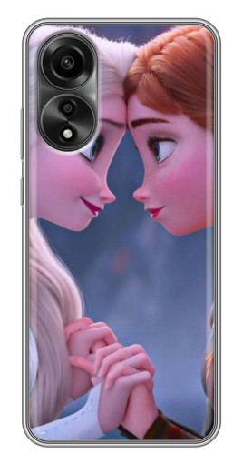 Чехол с принтом "Анна и Ельза" для OPPO A78 (4G)