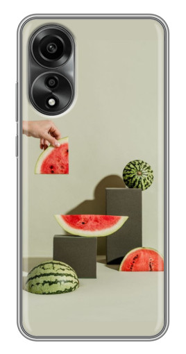 Чехол с картинкой "Арт Арбузы" для OPPO A78 (4G)