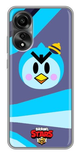 Силиконовый чехол с изображением "Арт Мистер Пи" для OPPO A78 (4G)