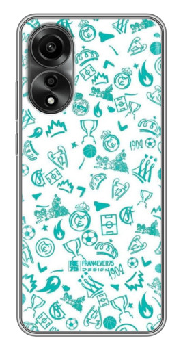 Чехол с принтом "Атрибутика Real Madrid" для OPPO A78 (4G)