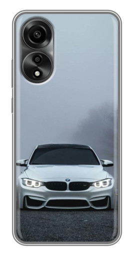 Чехол с принтом "БМВ в тумане" для OPPO A78 (4G)