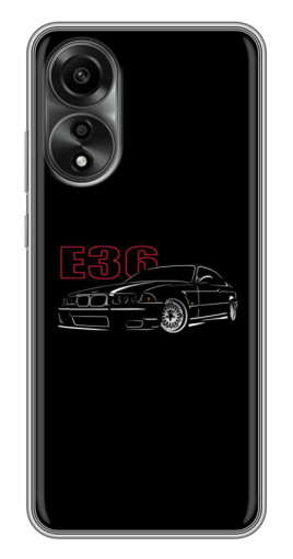 Чехол с печатью "BMW E36" для OPPO A78 (4G)